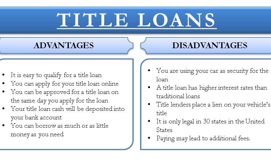pros and cons-of-Title-Loans