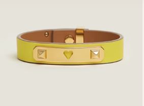 As de Coeur hermes leather bracelet