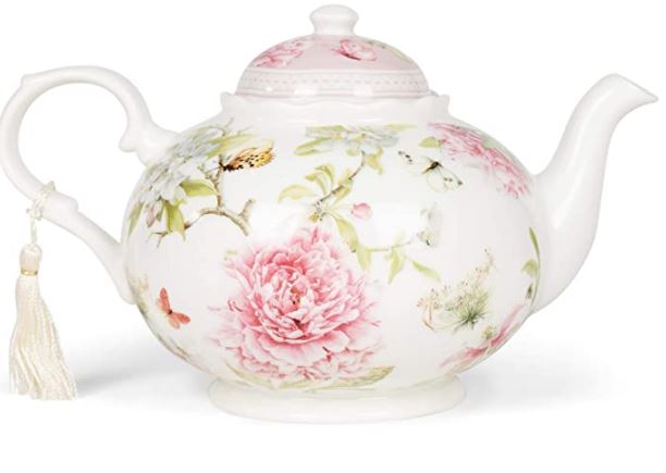 Delton Products 8150-6 Porcelain Tea Pot