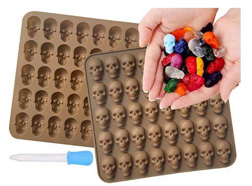 Gorvalin Silicone Skull Candy Chocolate Molds