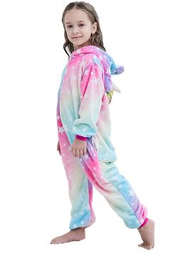 PlushCosplay Kids Animal Onesie Unicorn Pajamas 