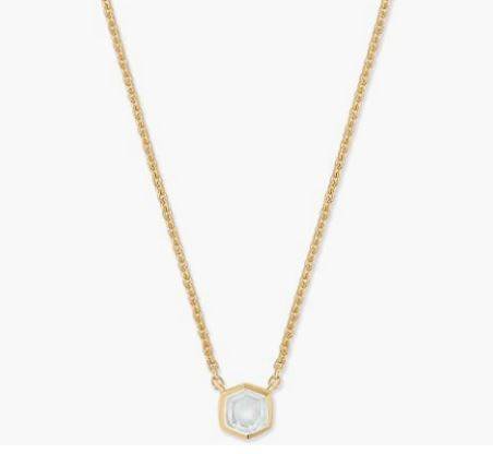 Kendra Scott Davie Pendant Necklace in 18K Gold Vermeil, Fine Jewelry for Women