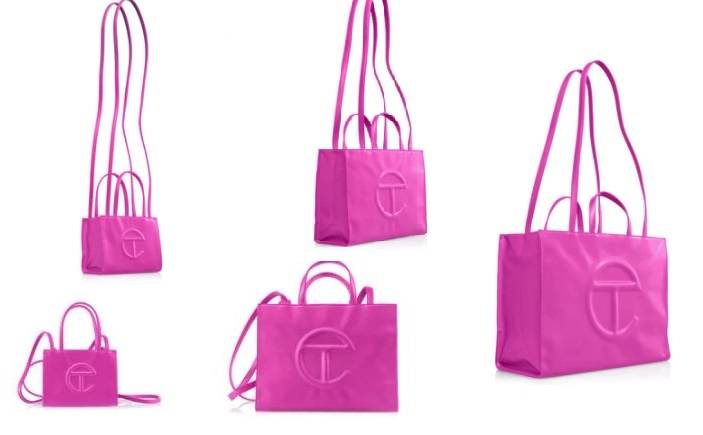 pink telfar bag