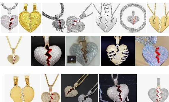 the broken heart pendant