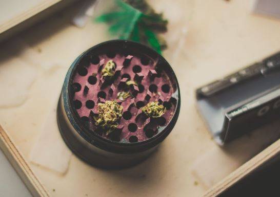 The grinder, or chopper, is the device used to chop or grind the marijuana