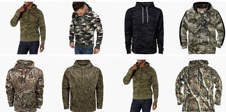 camouflage sweatshirt amazon offers