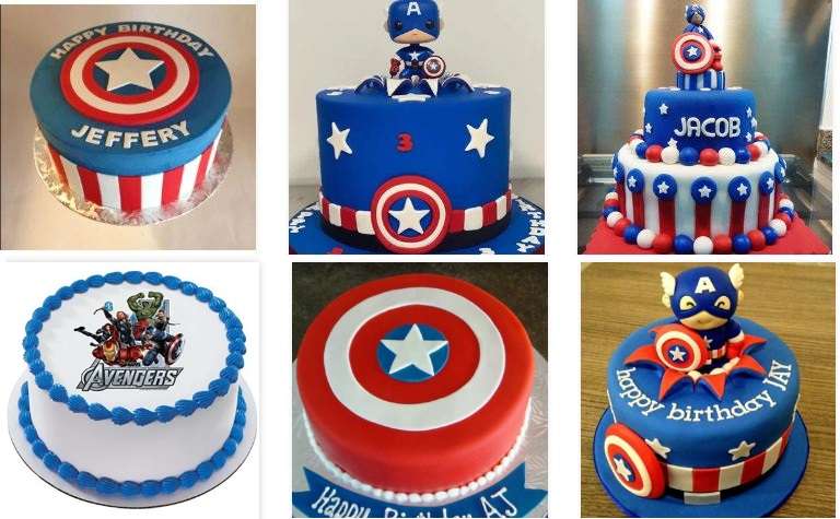 avengers cake designs