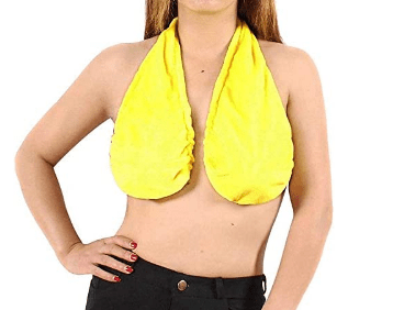 yellow tata towel