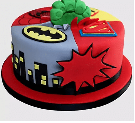 Superheroes Avengers Chocolate Cake