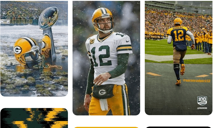 Aaron Rodgers Wallpaper- Leader of the Pack